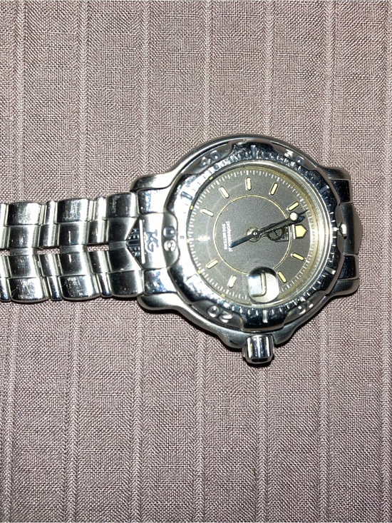 Tag Heuer Silver Stainless Steel Ladies Watch with Linked Bracelet